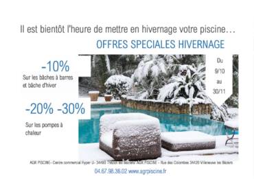 OFFRE PROMOTIONNELLE ” SPECIAL HIVERNAGE ”